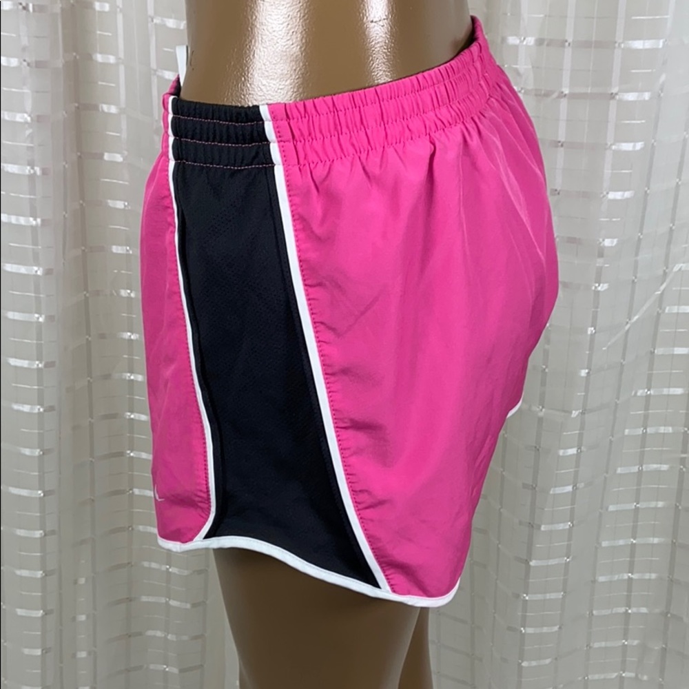 Nike Dri-Fit Lined Pink & Black Shorts M - Picture 6 of 13